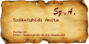 Székelyhidi Anita névjegykártya